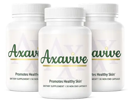Axavive beauty support supplement bottles